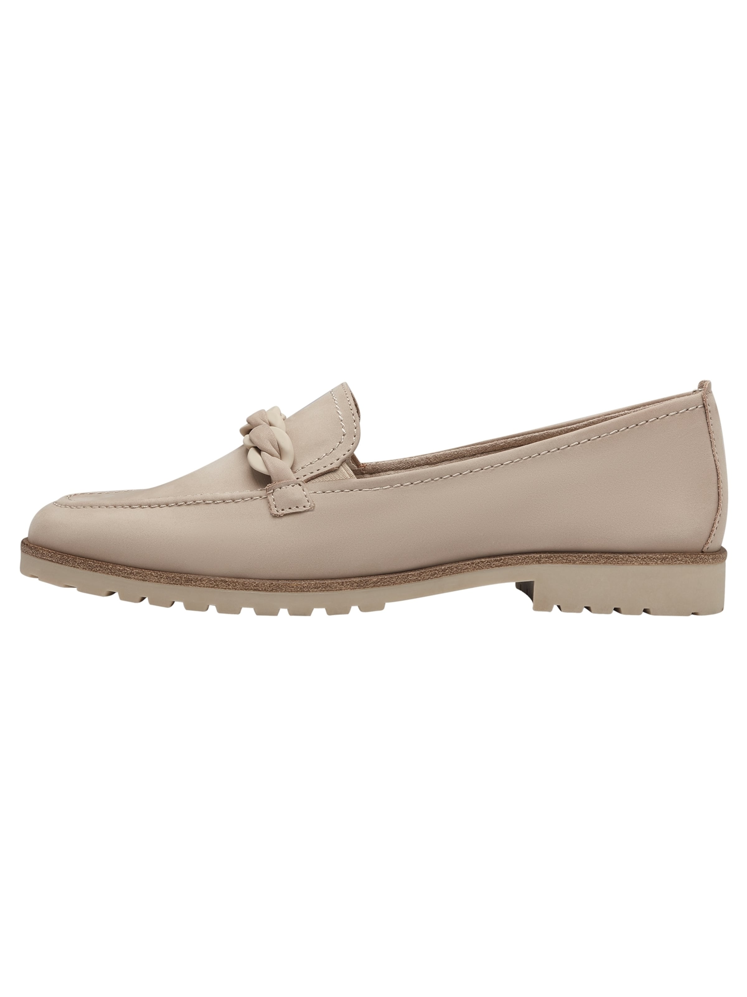 Tamaris Classic Flats in Beige: front