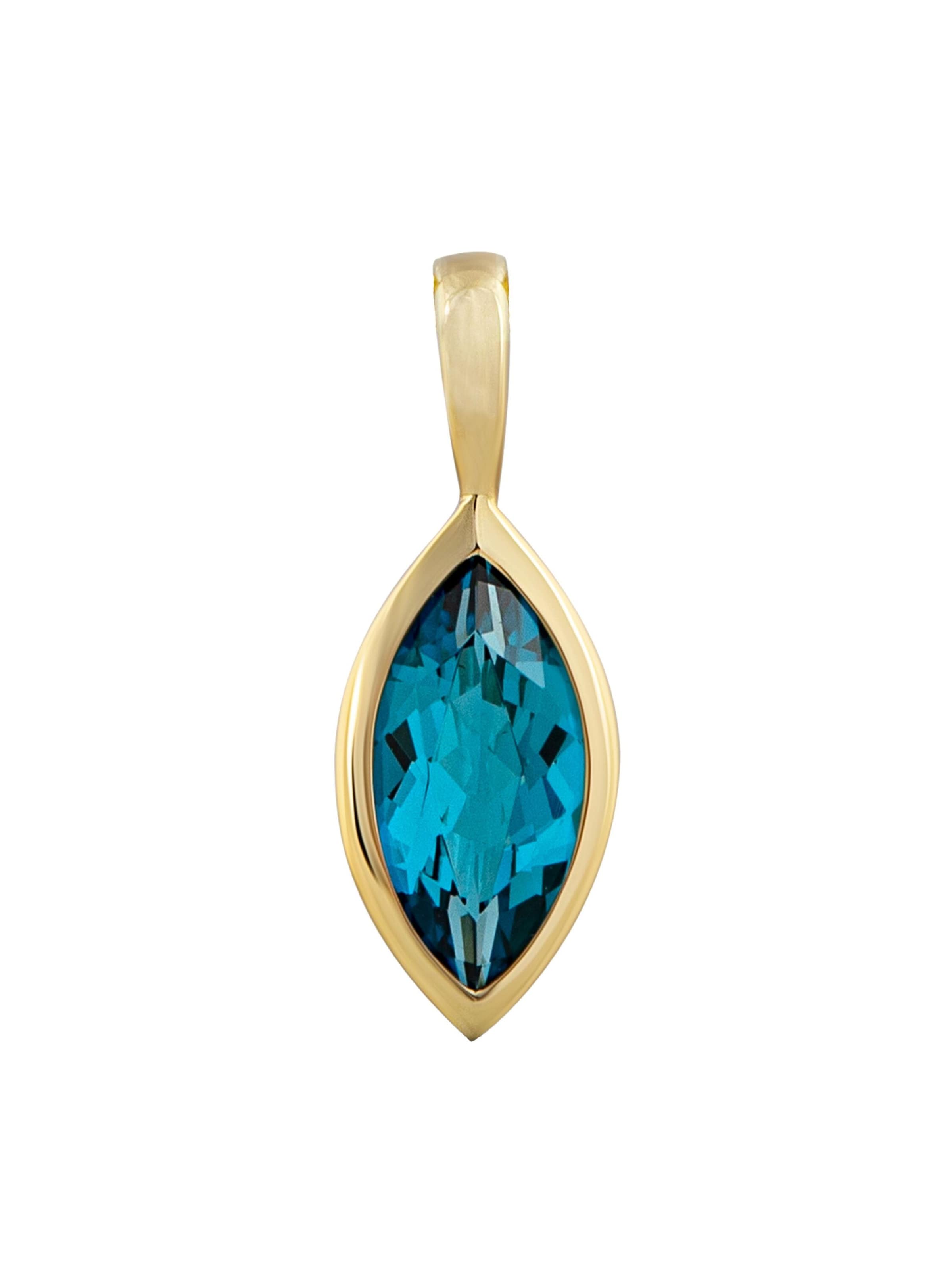 Pendentif Orolino en jaune : devant
