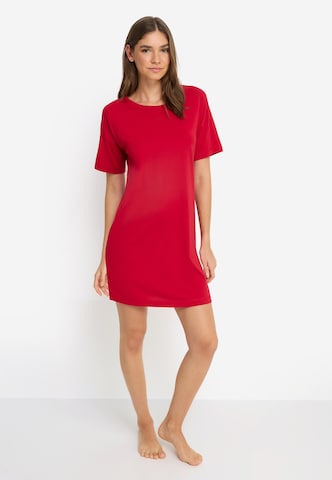 Chemise de nuit LSCN by LASCANA en rouge