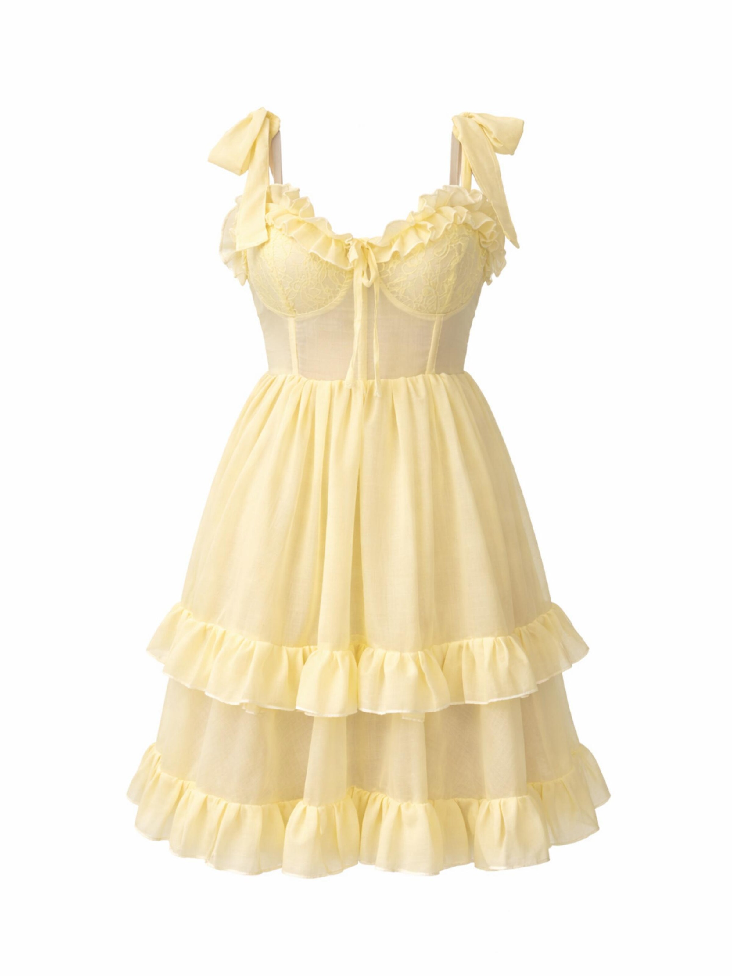 NAYELPARIS Summer dress 'LIMONCELLO DRESS' in Yellow: front