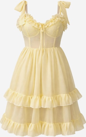 Robe d’été 'LIMONCELLO DRESS' NAYELPARIS en jaune : devant