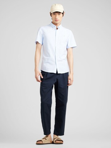 FARAH Regular fit Button Up Shirt 'BREWER' in Blue