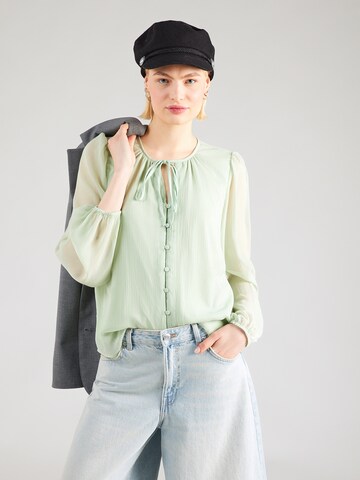 VILA Pluus 'VIJAVIZZA', värv roheline: eest vaates