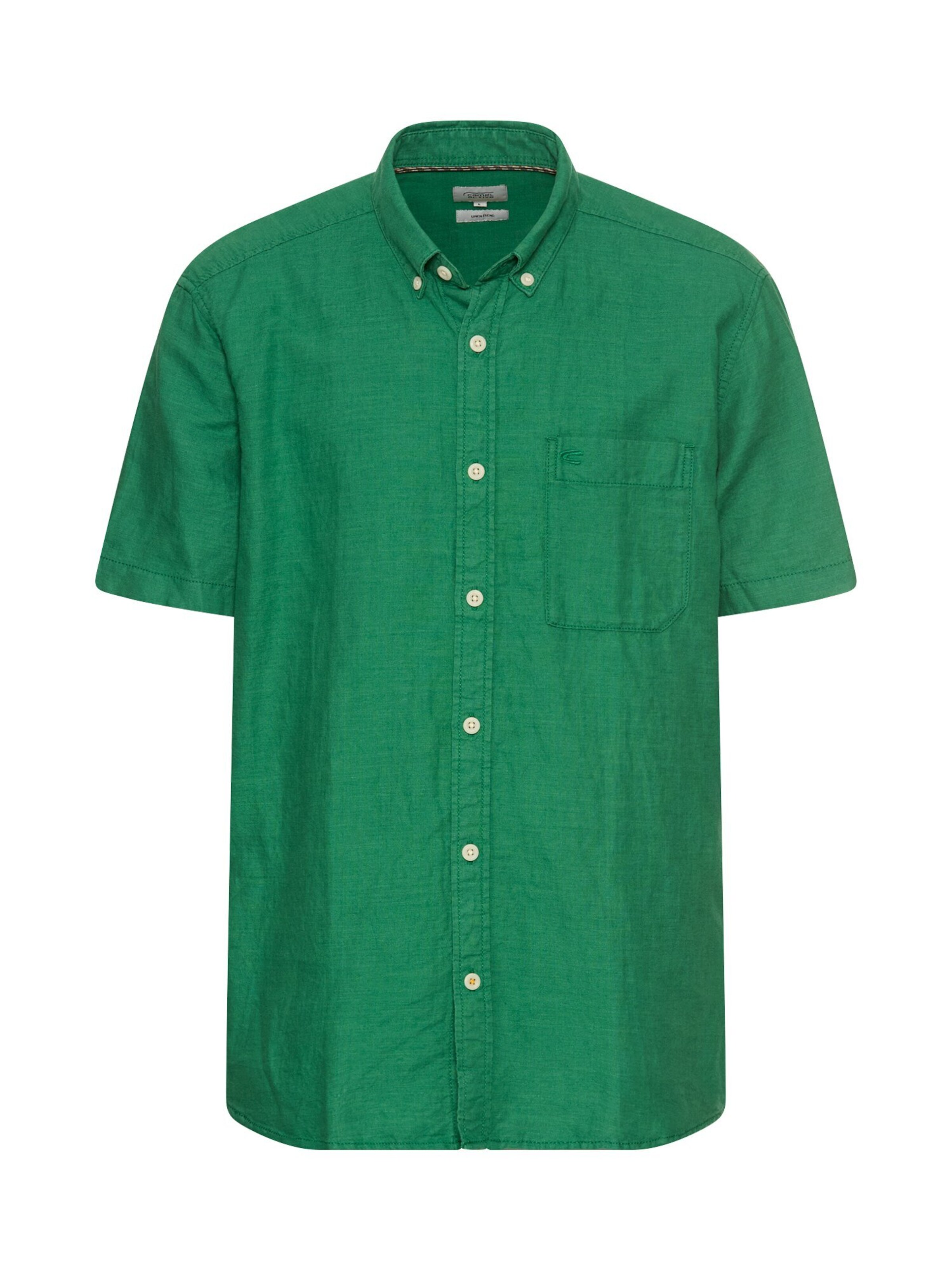 CAMEL ACTIVE Regular fit Button Up Shirt in Green: front