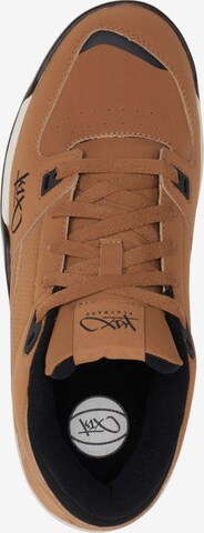 K1X Platform trainers in Brown