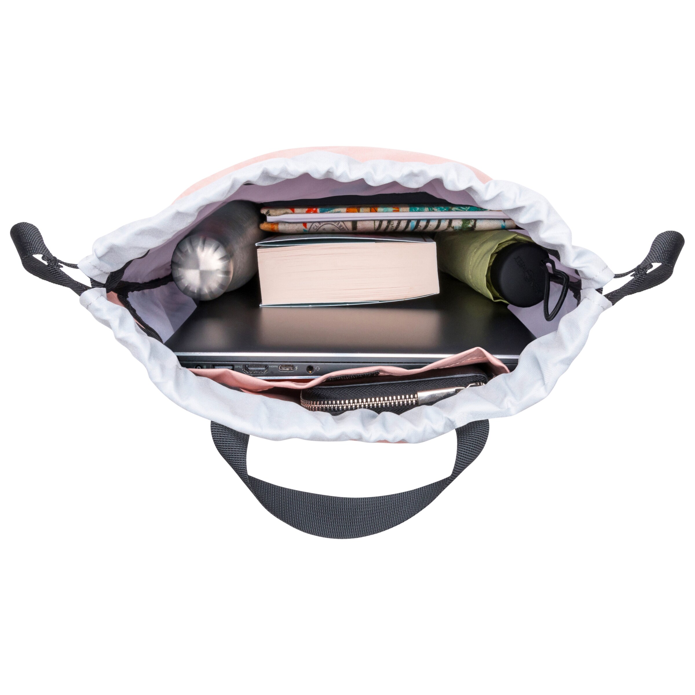 LARKSON Gym bag 'No 7' in Pink: top