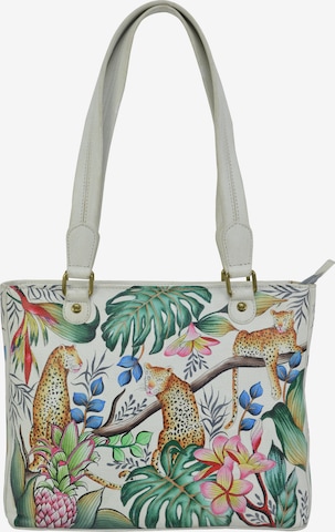ANUSCHKA Shopper 'Jungle Queen Ivory' in Mixed colors: front