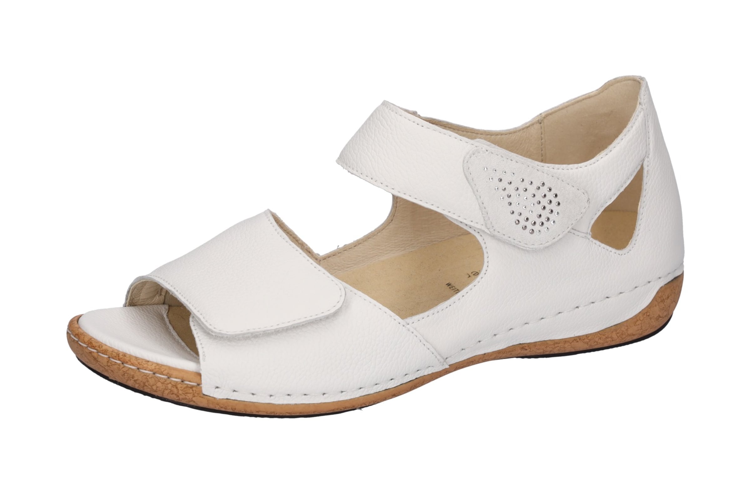 WALDLÄUFER Sandale in Weiß: Vorderseite