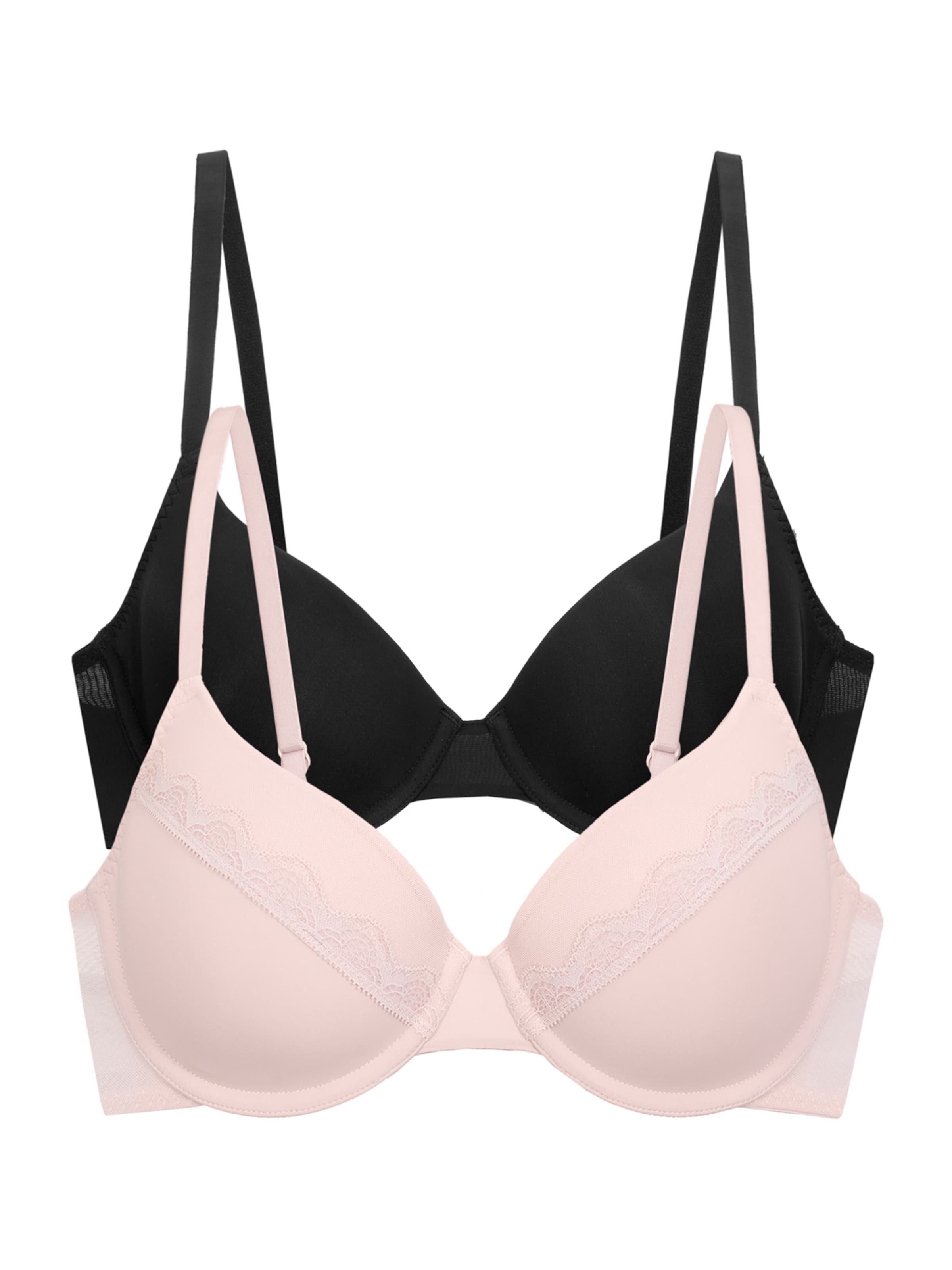 Dorina T-Shirt Rintaliivi 'Demi' värissä vaaleanpunainen: etupuoli