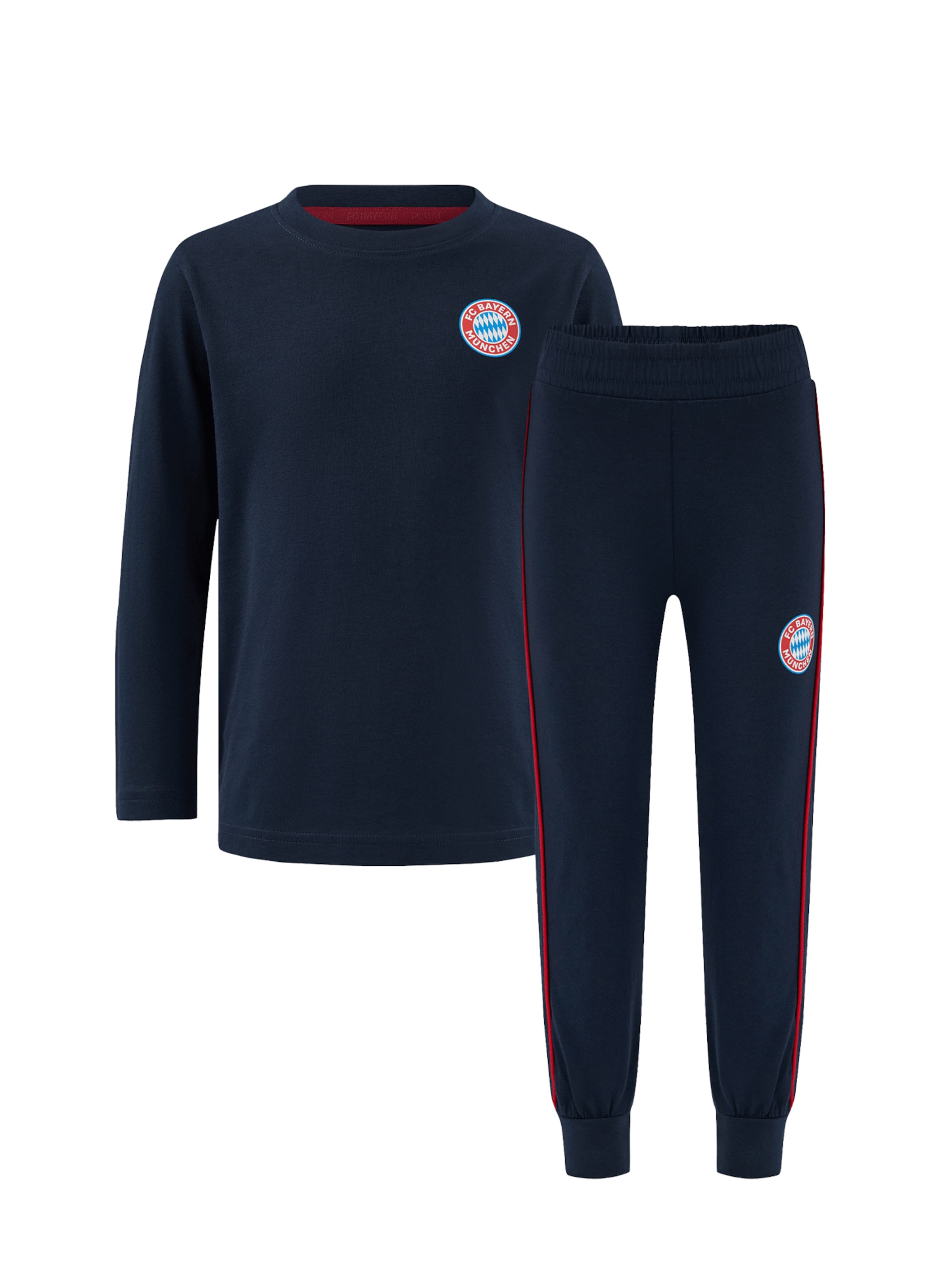 FC BAYERN MÜNCHEN Pajamas in Blue: front