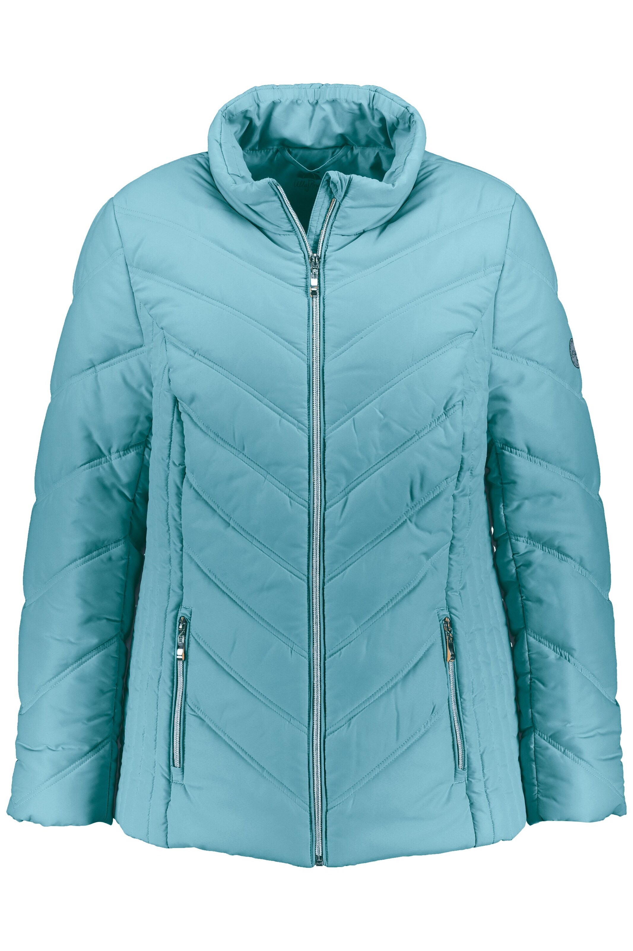 Frauen Jacken Ulla Popken Jacke 'Hyprar' in Hellblau - NG26132 Frauen Jacken Ulla Popken Jacke 'Hyprar' in Hellblau - NG26132