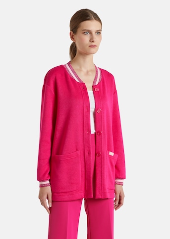 Nicowa Knit Cardigan 'Wacina' in Pink: front