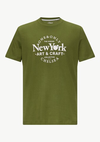 s.Oliver T-Shirt in Grün