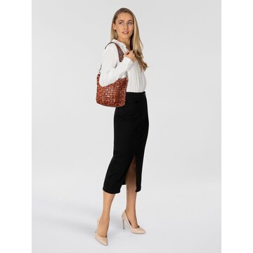 Campomaggi Schoudertas 'Beth' in Bruin