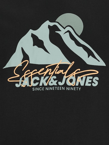 Jack & Jones Plus T-Shirt 'JJSUN' in Schwarz