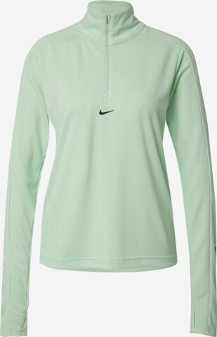 T-shirt fonctionnel 'PACER' NIKE en vert : devant