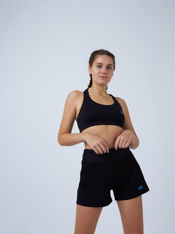 SPORTKIND Sporthose 'Advantage Shorts mit Ballhalter'‌‌ in Schwarz: Vorderseite