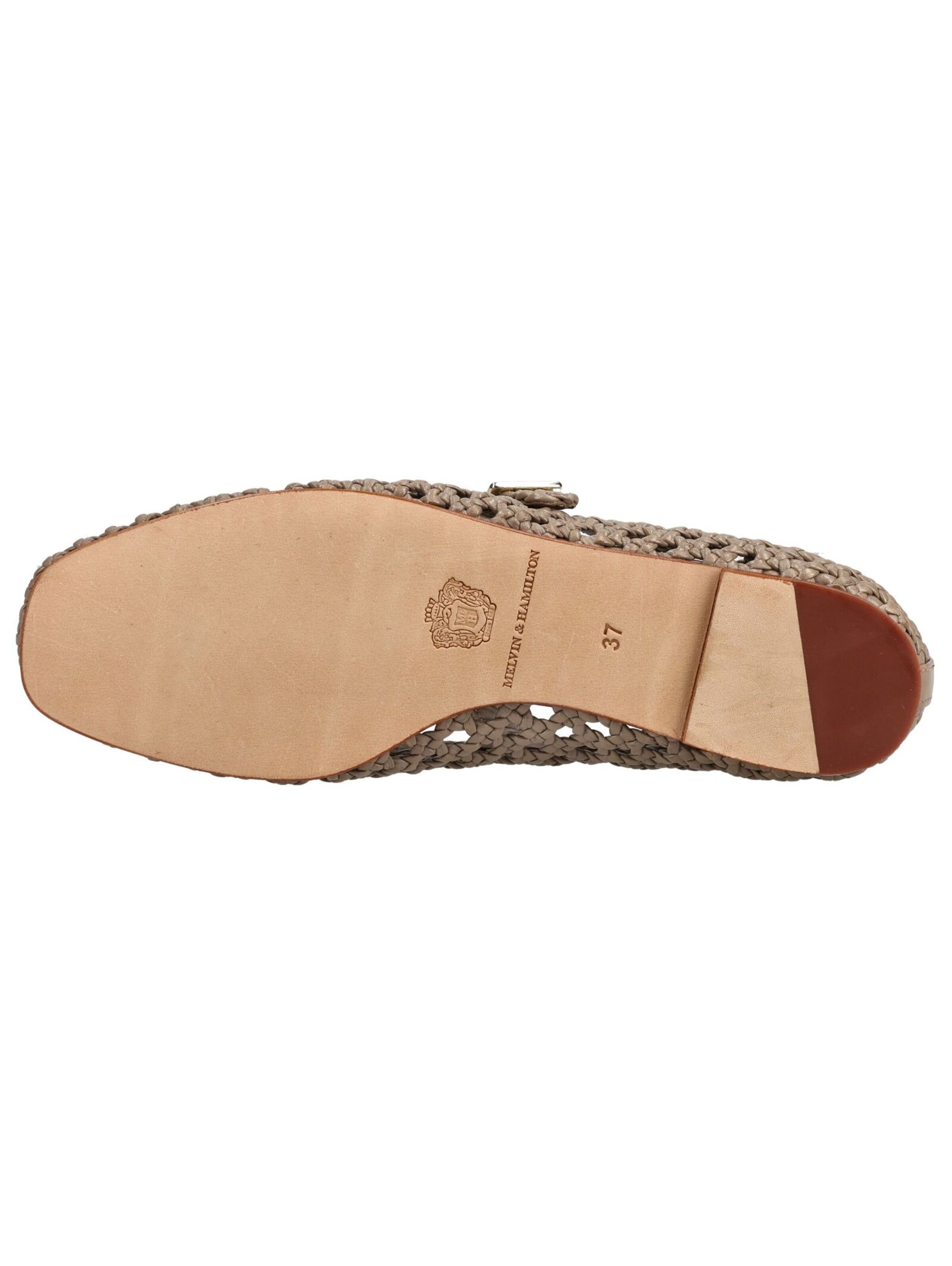 MELVIN & HAMILTON Riemchenballerina in Beige