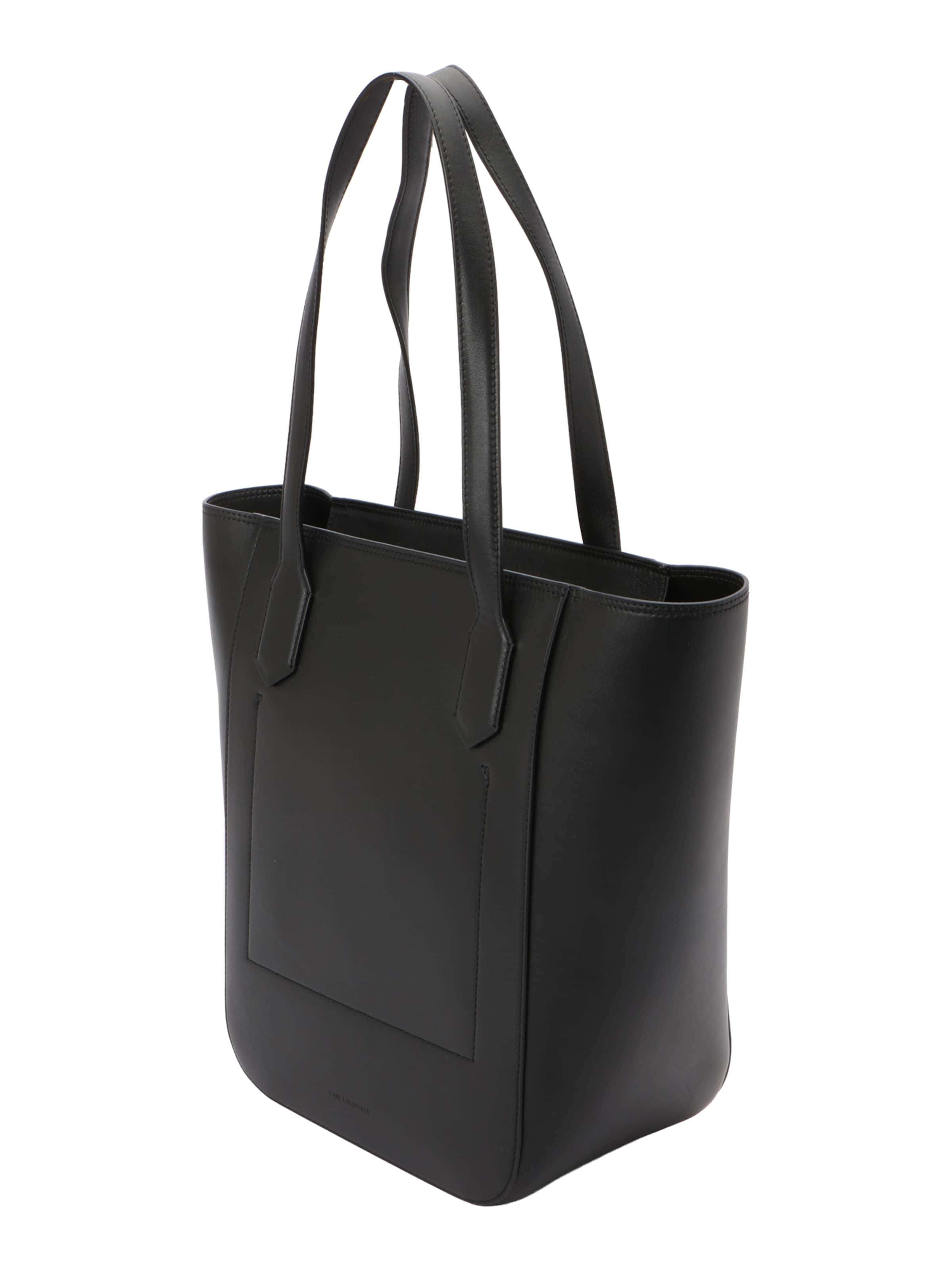 Karl Lagerfeld Shopper táska 'K/FOREVER' - fekete: elől