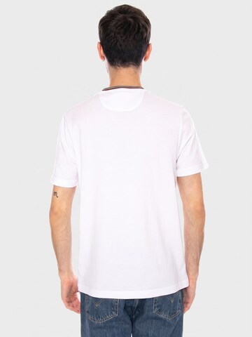 T-Shirt 'ELTON SS WHITE' FARAH en blanc