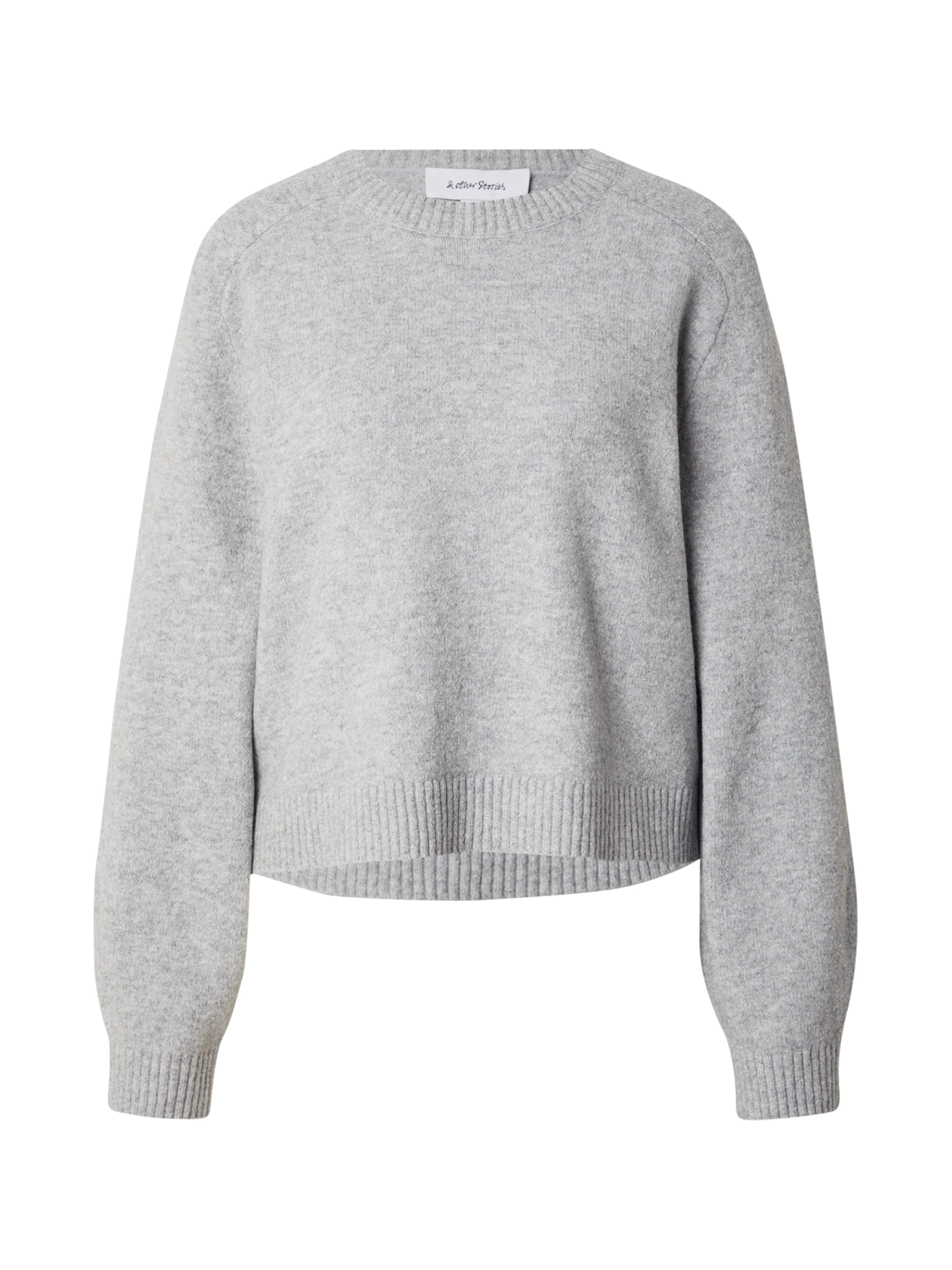 & Other Stories Pullover in Grau: Vorderseite