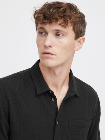 !Solid Regular fit Overhemd 'Lain' in Zwart