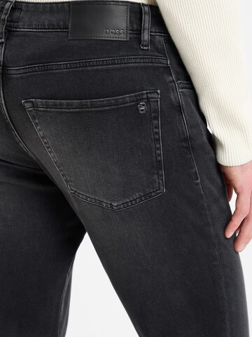 BOSS Slimfit Jeans ' Onyx Bo Born ' in Zwart