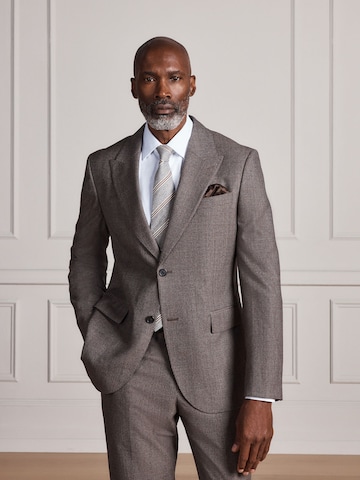 Next Slim Fit Jakke 'Signature' i brun: forside