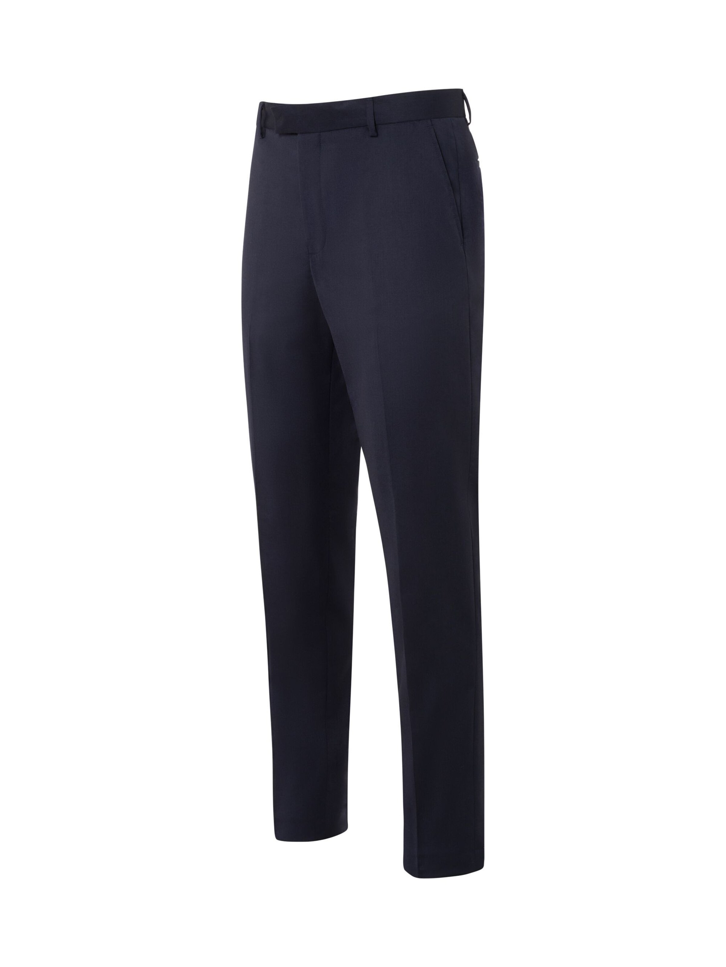 Thomas Goodwin Slim fit Pleated Pants in Blue