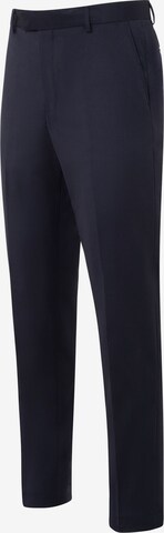 Thomas Goodwin Slim fit Pleated Pants in Blue