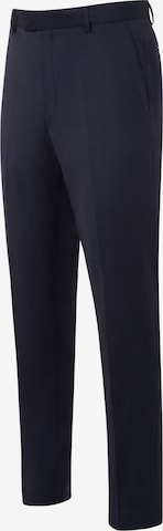 Thomas Goodwin Slim fit Pleated Pants in Blue