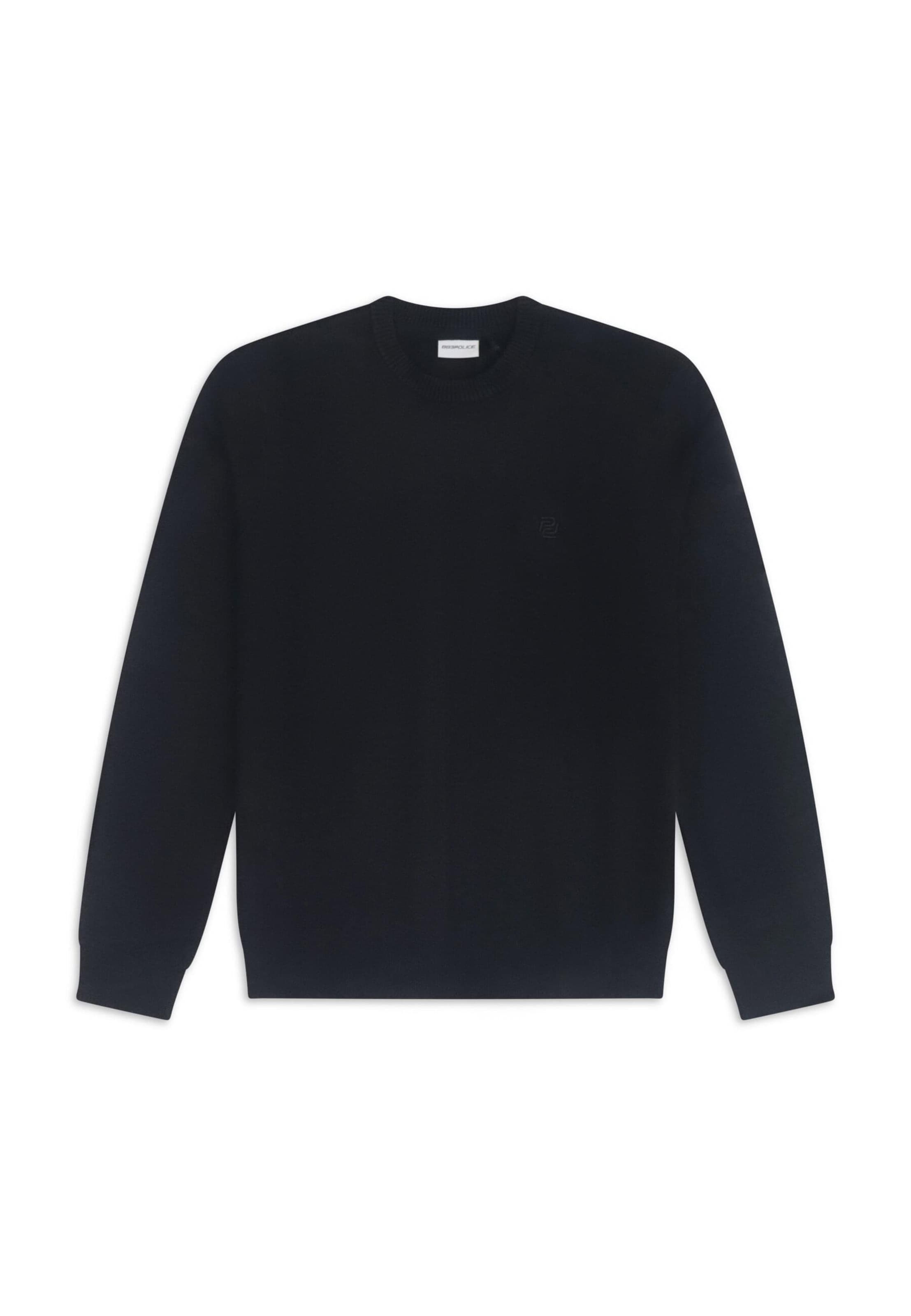 883Police Sweater 'Perth' in Black: front