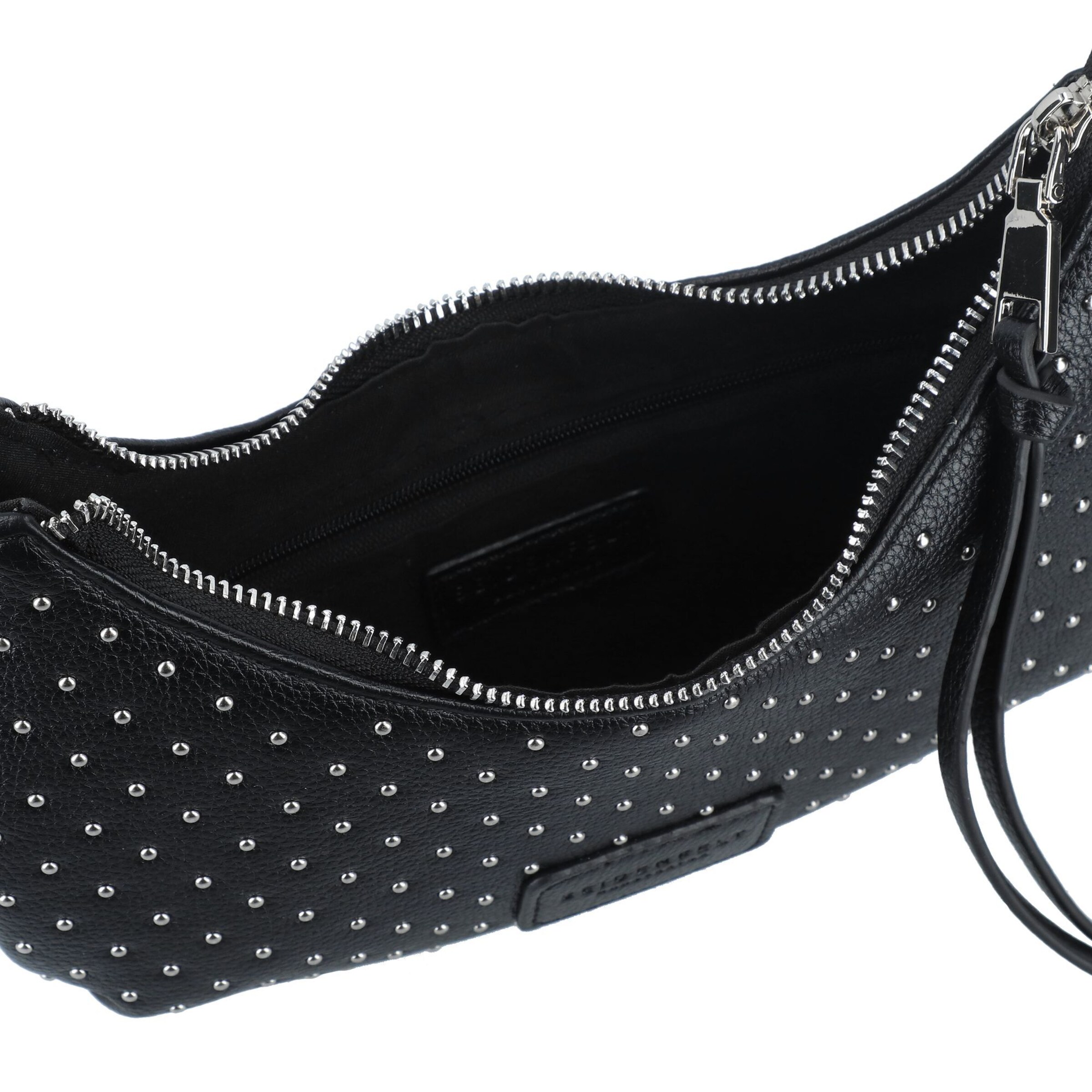 Seidenfelt Schultertasche 'Jomala' in Schwarz