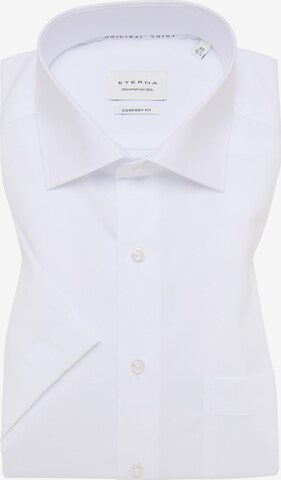 ETERNA Comfort fit Button Up Shirt in White