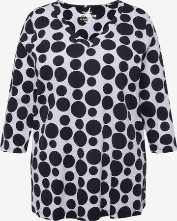 Ulla Popken Shirt in Blauw: voorkant