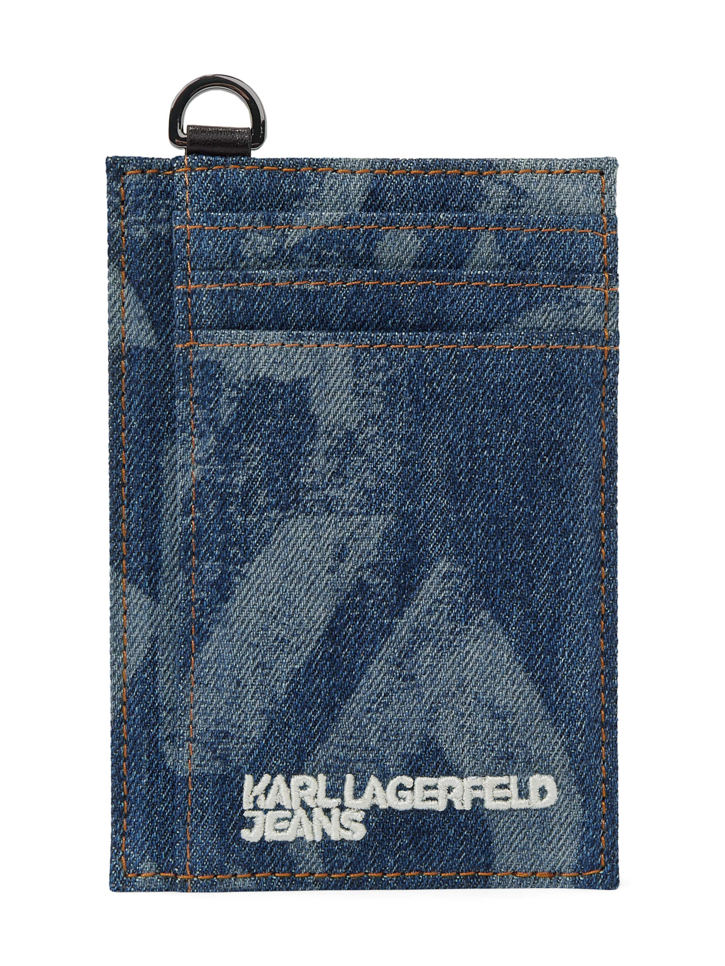 KARL LAGERFELD JEANS Plånbok i blå: framsida
