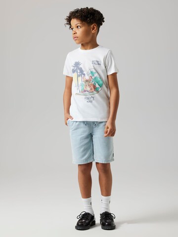 NAME IT regular Jeans i blå