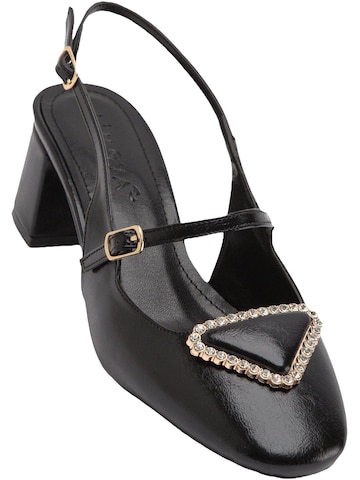 Limoya Slingpumps 'Rosita' in Zwart: voorkant