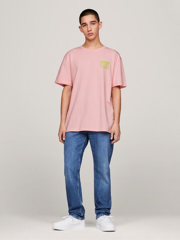Tommy Jeans Shirt '1985 Collection' in Roze