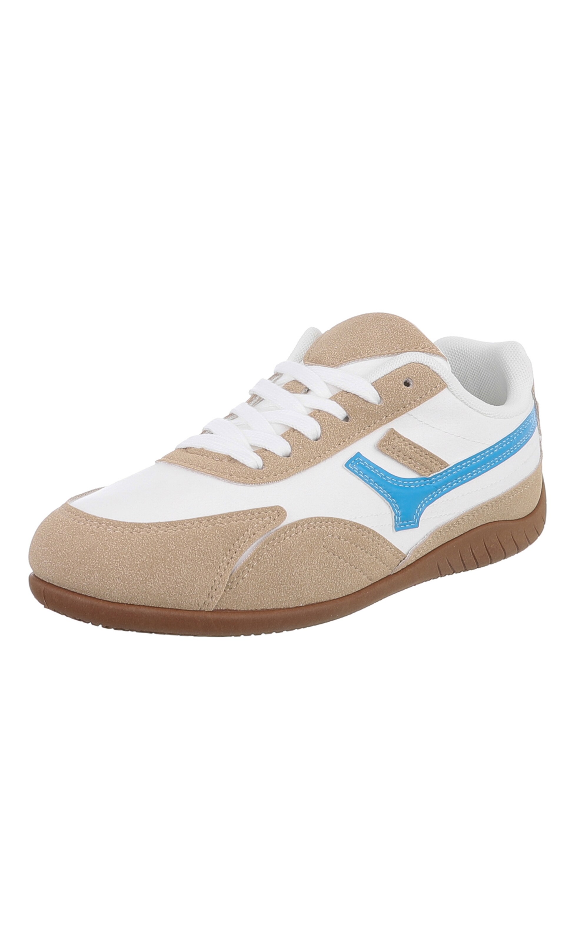 Ital-Design Sneaker in blau / hellbraun / weiß, Produktansicht