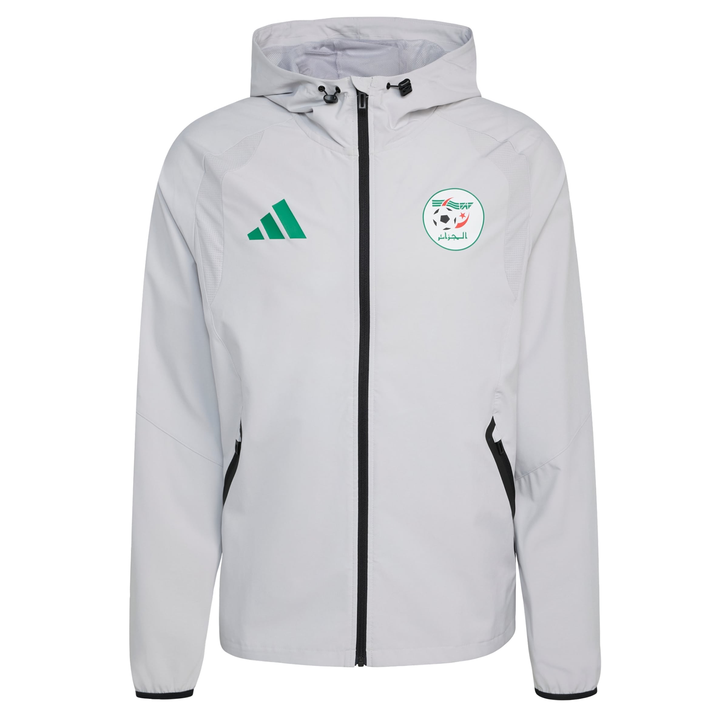 ADIDAS PERFORMANCE - Chaqueta deportiva 'Algerien Tiro Tech' en gris: frente