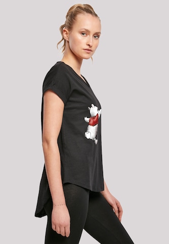 F4NT4STIC Shirt 'Winnie The Pooh Winnie & Balloon' in Black