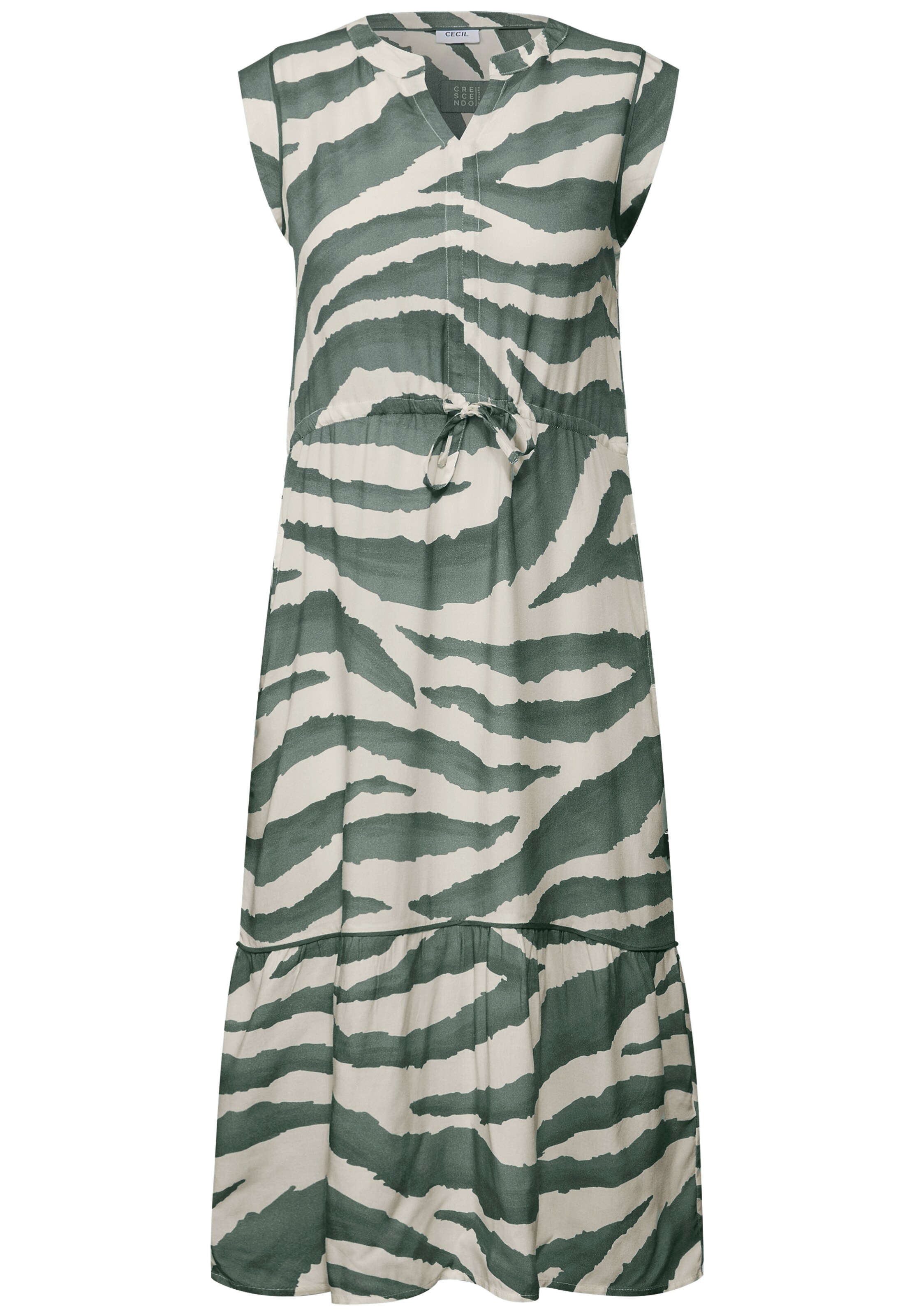 CECIL Kleid in Grün: Vorderseite