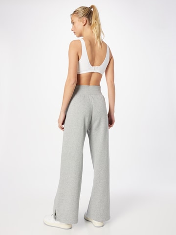 NIKE Wide leg Trousers 'Phoenix Fleece' in Grey