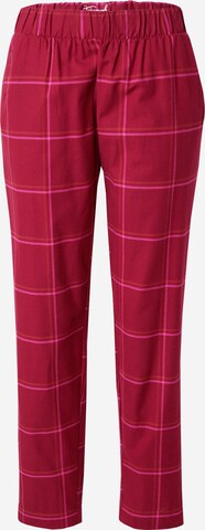 TRIUMPH - Calças de pijama 'Mix & Match' em vermelho: frente