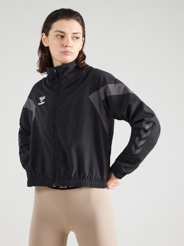 Hummel Sportjacke 'TRAVEL' in Schwarz: predná strana