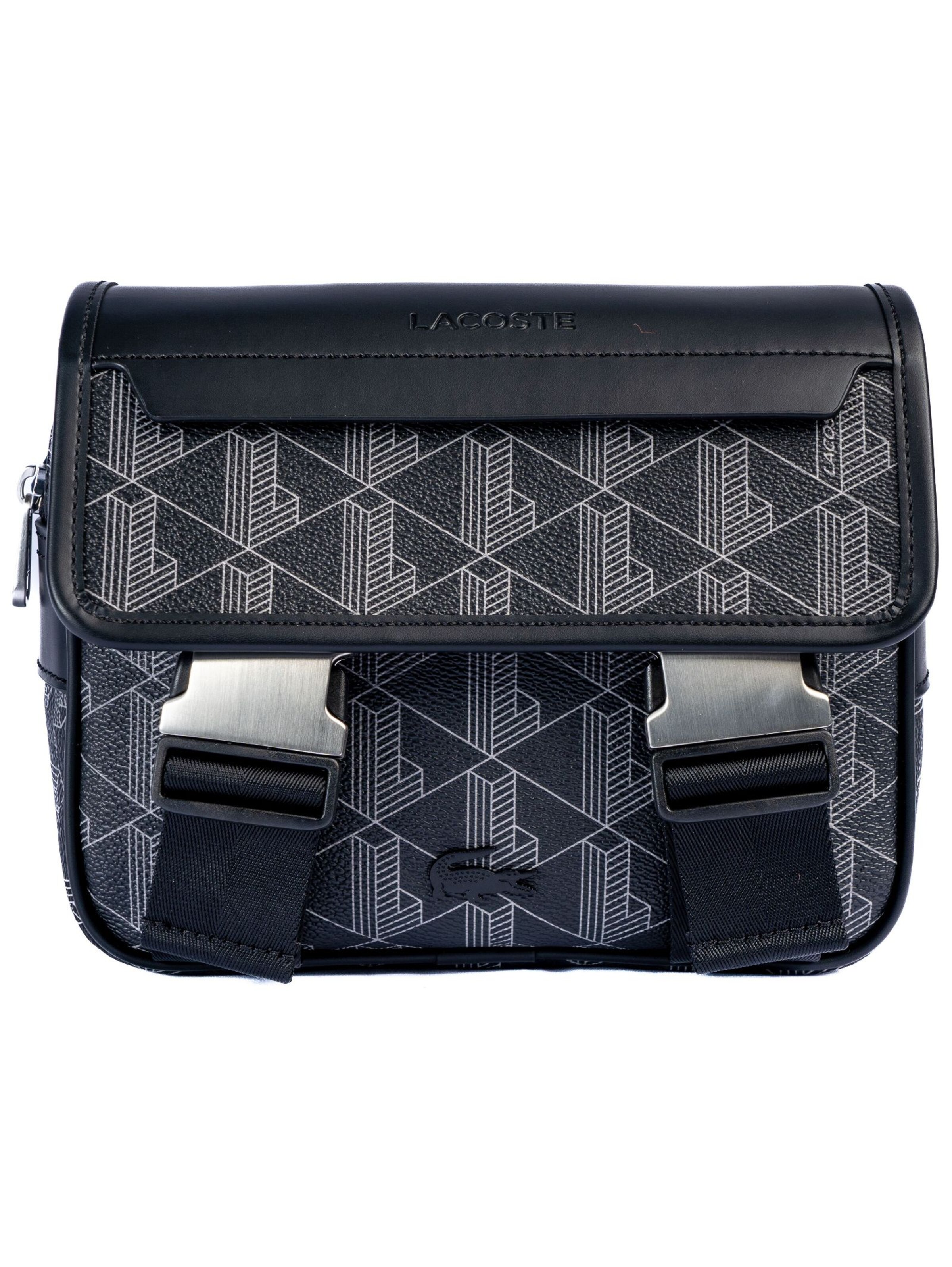 LACOSTE Crossbody Bag 'The Blend' in Black: front