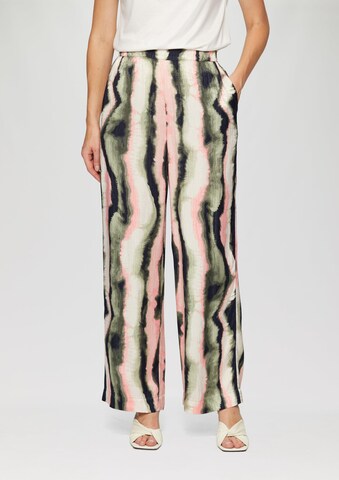 Wide Leg Pantalon s.Oliver en bleu : devant