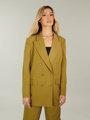 ABOUT YOU x Alina Eremia Blazer 'Amira' in Green: front