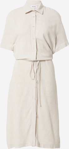 Robe-chemise 'Carla' WEEKDAY en blanc : devant